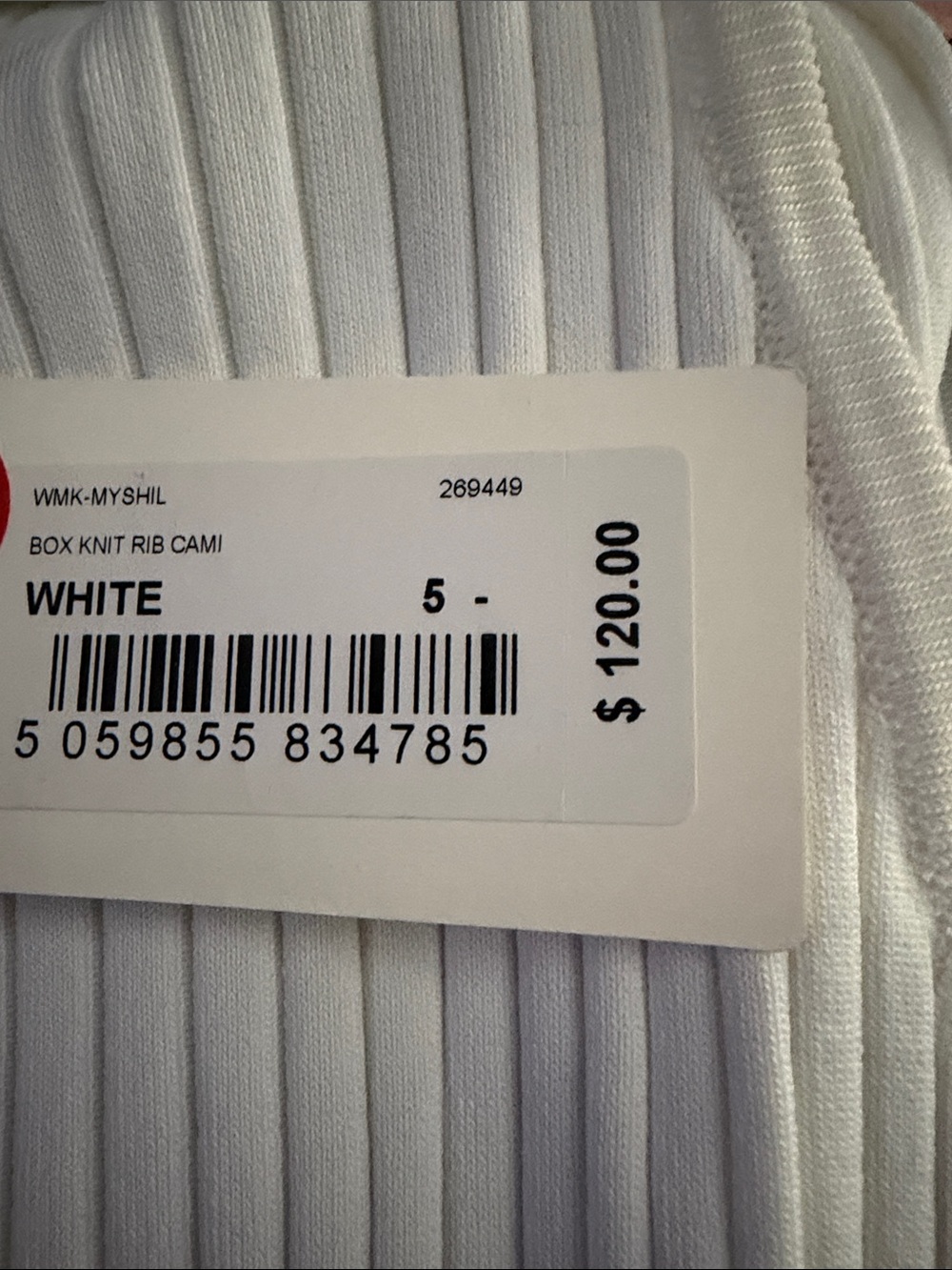 Ted Baker Ivory Ribbed Tank - Picture 6 of 6